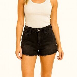 Hollister Black Denim Shorts